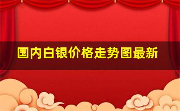 国内白银价格走势图最新