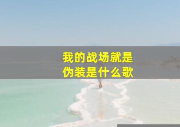 我的战场就是伪装是什么歌