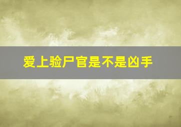 爱上验尸官是不是凶手