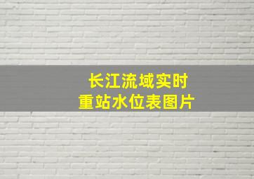 长江流域实时重站水位表图片