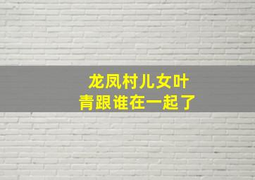 龙凤村儿女叶青跟谁在一起了