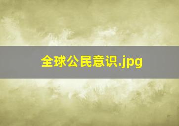 全球公民意识