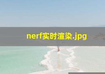 nerf实时渲染